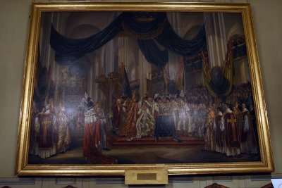Coronation of Karl XIV Johan in Stockholm Cathedral in 1818 (1824) - Per Krafft the Younger -  6030