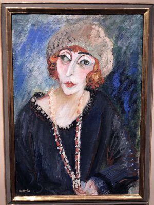Portrait of Hermine Davie (1922) - Sigrid Hjertn - 9946
