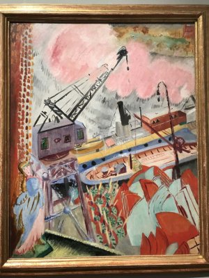 Harvesters and Violet Crane (1915) - Sigrid Hjertn - 0054