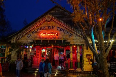 House of Blues entrance, night