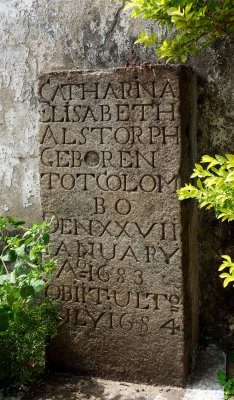 gravestone 1684