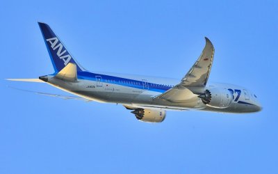 ANA's B-787-8, JA810A, Climb