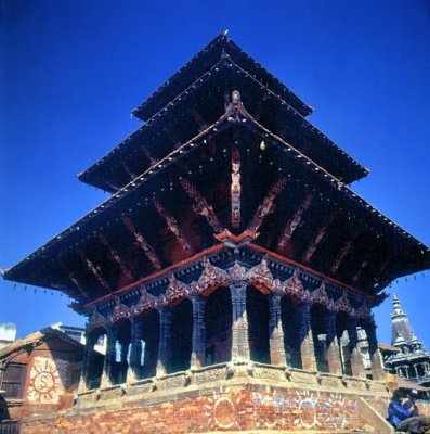 Graffitti On Pagoda