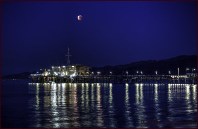 Santa Monica Pier Lunar Eclipse