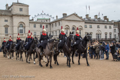 Changing of horse guard