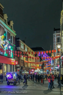 China town at night