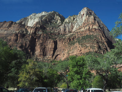 Zion NP -Passing views from the shuttle bus