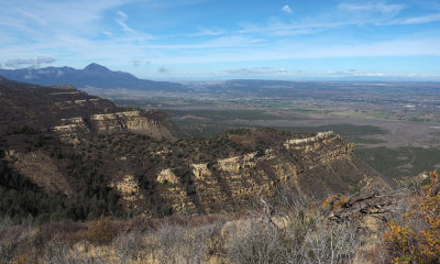 View of plains from close to Park Point, Mesa Verde NP