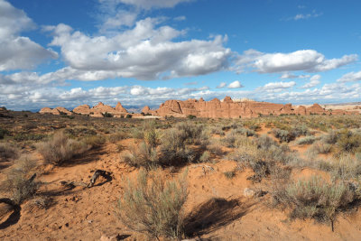 Land and sky at Arches NP