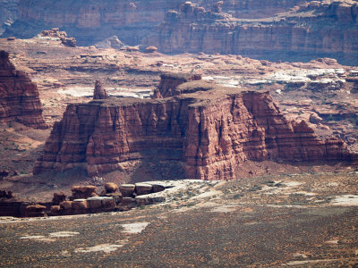 Rock formations in Canyonlands NP