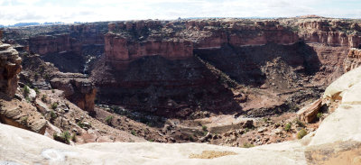 Panorama (Best viewed in ORIGINAL size) - A view from the Slickrock Trail