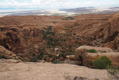 A view from Devil's Garden Trail, Arches NP