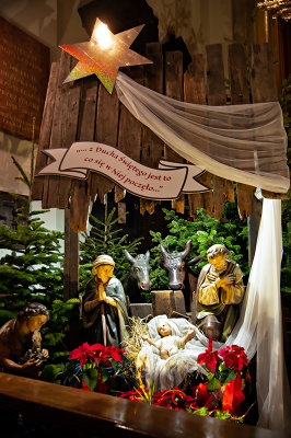 Christmas Crib At Church Of The Holy Cross