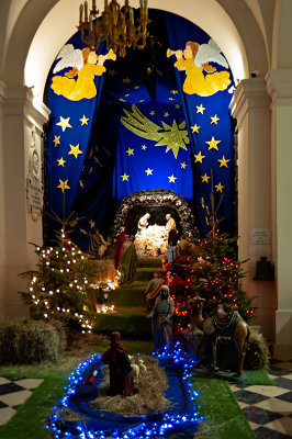 Nativity Scene At Church Of Our Mary Lady