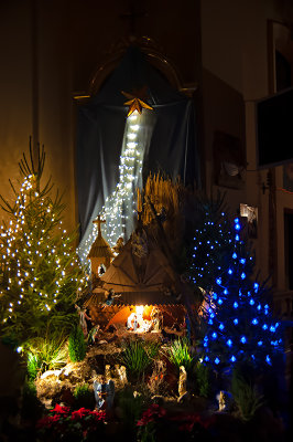 Nativity Scene At St.John of God Church