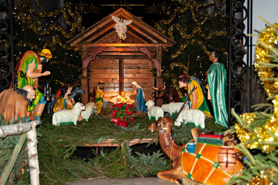 Nativity Scene At  The Holy Spirit Church