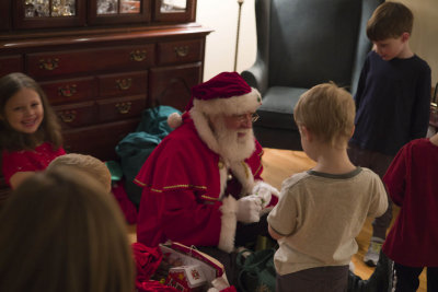 Santa Visits Grandma's House
