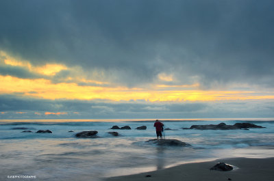 Lincoln city sunset