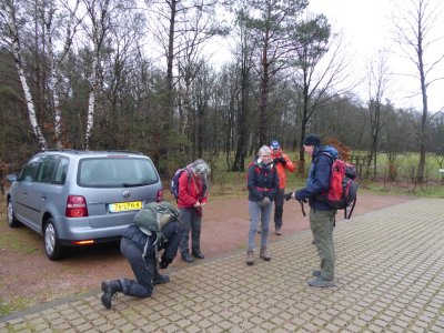 Veluwe Zwerfpad Elspeet De Echoput 26 en 27 januari 2019