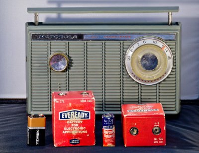 Old Batteries and Radio