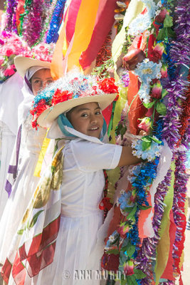 Girls in the Pastorela dance