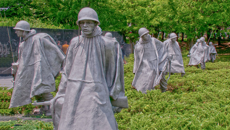 Korean Memorial in Washington DC