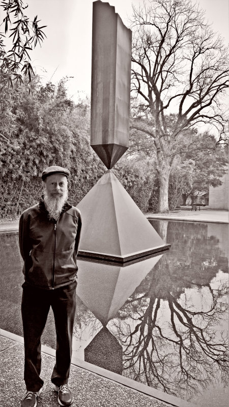 SM at Rothko Chapel Broken Obilesk