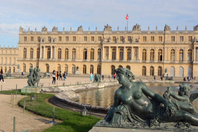 Garden-facing west front of the Palace of Versailles