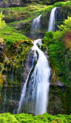 Seljalandsfoss small waterfalls, Iceland 198 