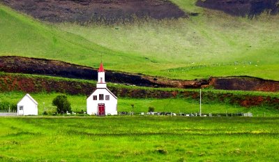 Skeiðflatarkirkjaat Skeiðflöt in Mýrdalur, Vik, Iceland 296a 