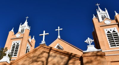 San Felipe de Neri Church Crosses, Old Town Plaza, Old Town Albuquerque, New Mexico 186  