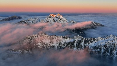 The Bretherton, The Brothers, St Peters Dome, Mount Jupiter, Olympic Mountains, Washington 693 