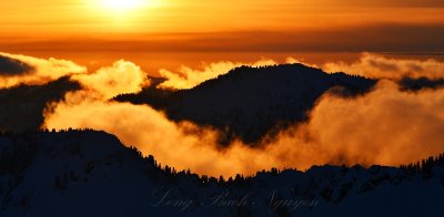 sunset over cascade mountains 608 