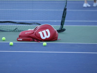 Red Wilson Tennis Bag
