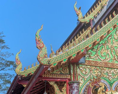 Wat Nong Khrop Phra Ubosot Naga Roof Finials (DTHCM2664)