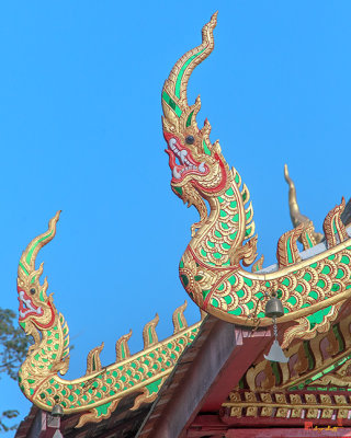 Wat Nong Khrop Phra Ubosot Naga Roof Finials (DTHCM2665)