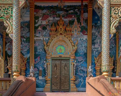 Wat Tha Ton Ngui Phra Ubosot Entrance (DTHLU0543)