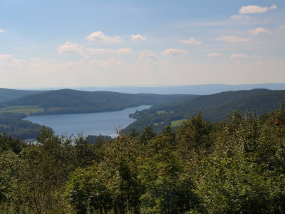 Anthropogenic Lake and Appalachian Mountains