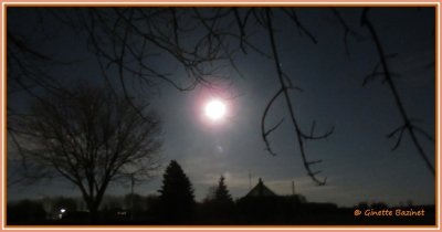 Les astronomes vous surnomment : lune rousse de printemps, la plus belle de l'anne.