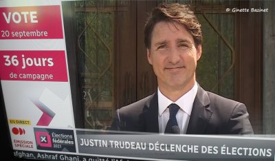Notre Premier Ministre du Canada déclenche des élections.