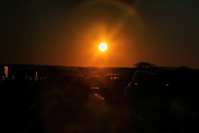 Setting Sun on the 401