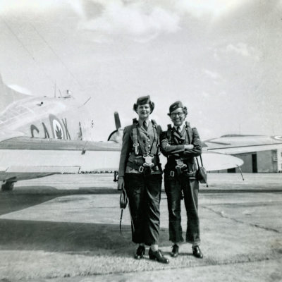 Women Wearing Parachutes