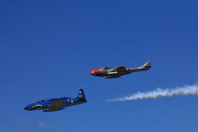 T-33 Silver Star and Vampire