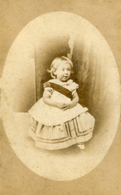 Young Girl Wearing a Sash 