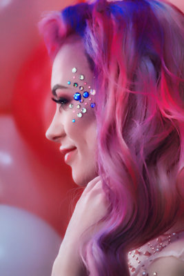 Model with Rhinestones 