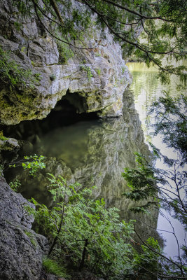 Cave in the Lake 