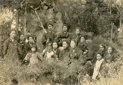 Japanese Ladies and Children 