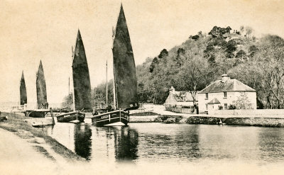 Boats on the Caledonian Canal 