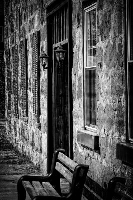 Doorway and Shuttered Windows 
