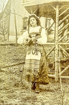 Lady with a Mandolin 